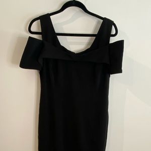 Antonio Melani Black Cocktail Sheath Dress